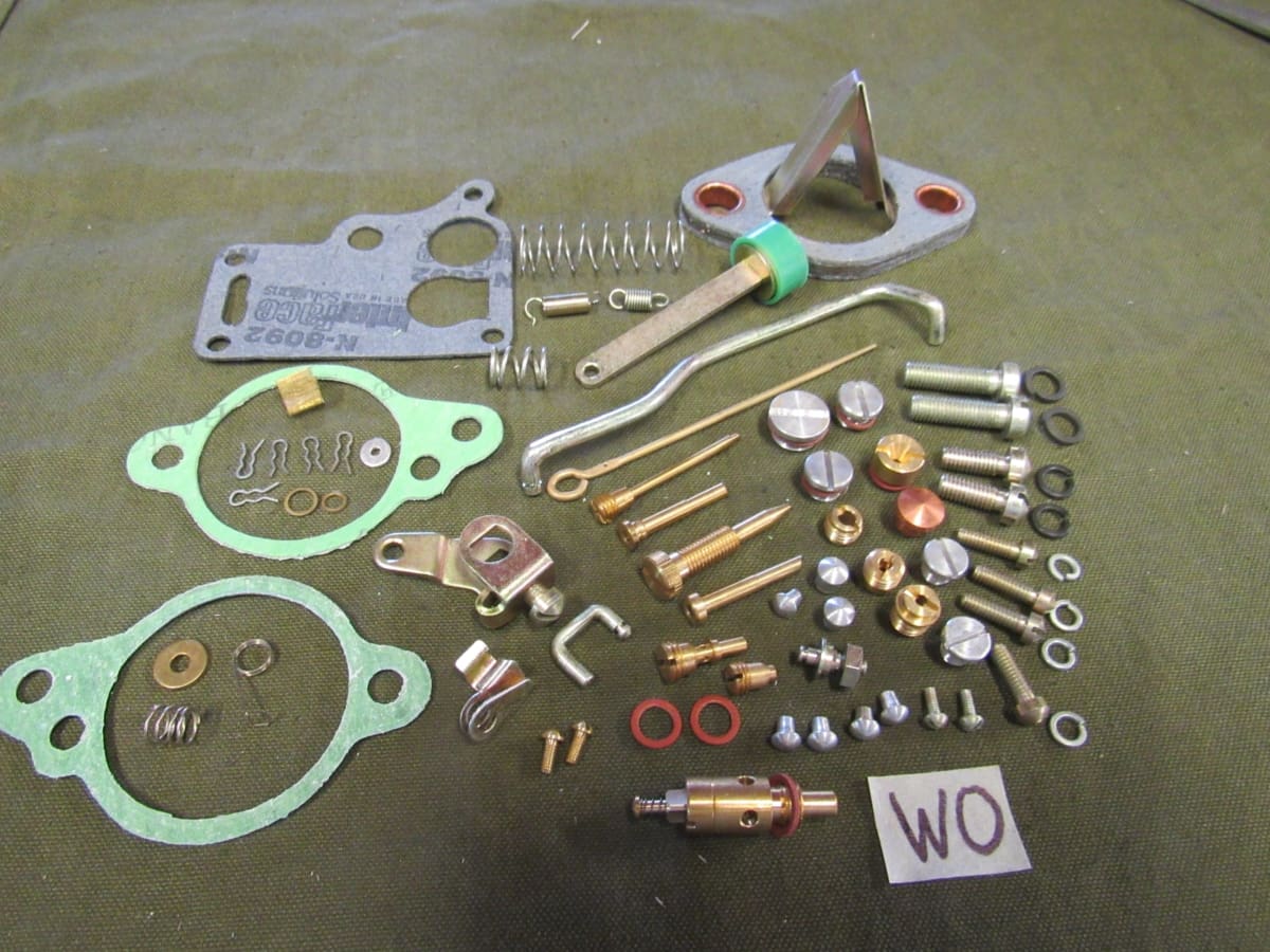 Carburetor Rebuild Kit Master Carter WO 647745 Quarter Ton & Military